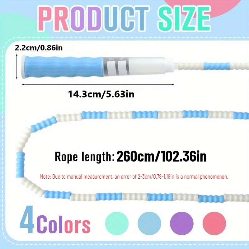 Bamboo Joint Soft Bead Skippin - огляд і ціна Skipping Rope Pvc