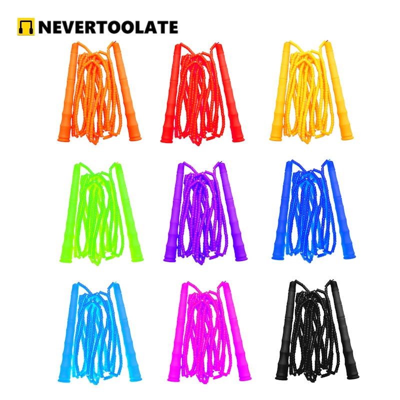 NEVERTOOLATE NO LOGO PVC beads - огляд і ціна Skipping Rope Pvc