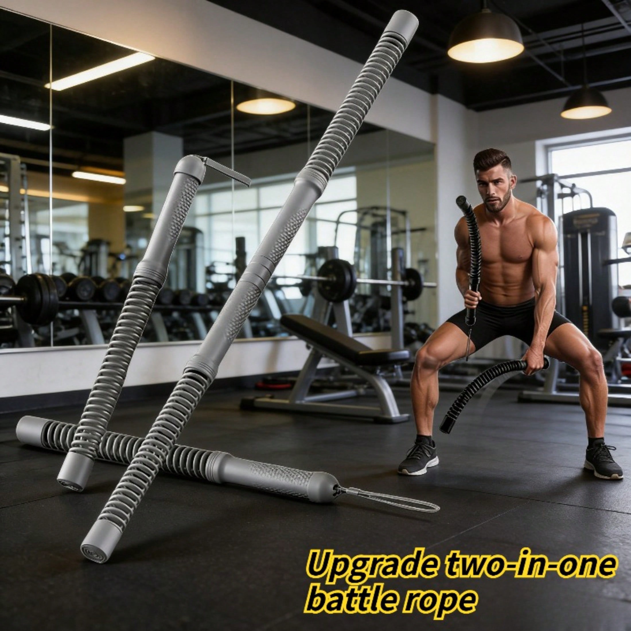 2-in-1 Upgraded Cordless Battl - огляд і ціна Crossfit Gym
