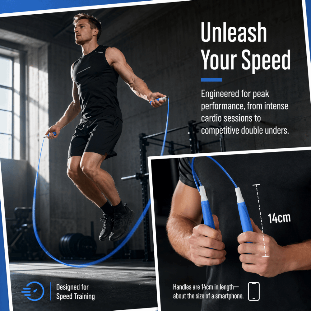 Portable Steel Wire Jump Rope  - огляд і ціна Skipping Rope Pvc