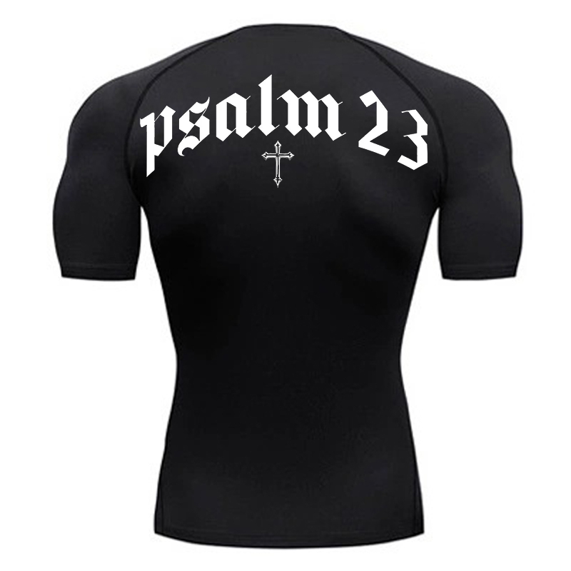 Psalm 23 Cross Print Compressi - огляд і ціна Crossfit Gym