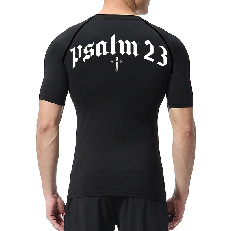 Psalm 23 Cross Print Compressi - огляд і ціна Crossfit Gym